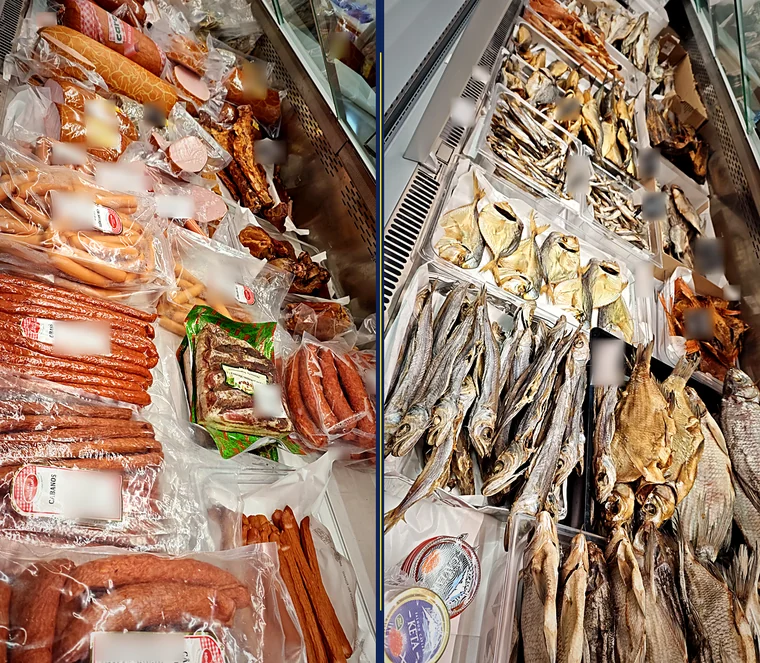 Pesce essiccato e salumi al peso — Milart Market